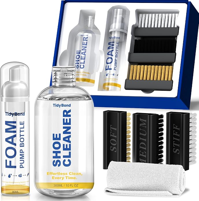 Shoe Cleaner Kit for Sneakers – 10.6oz Premium Shoe Cleaning Set by Unknown