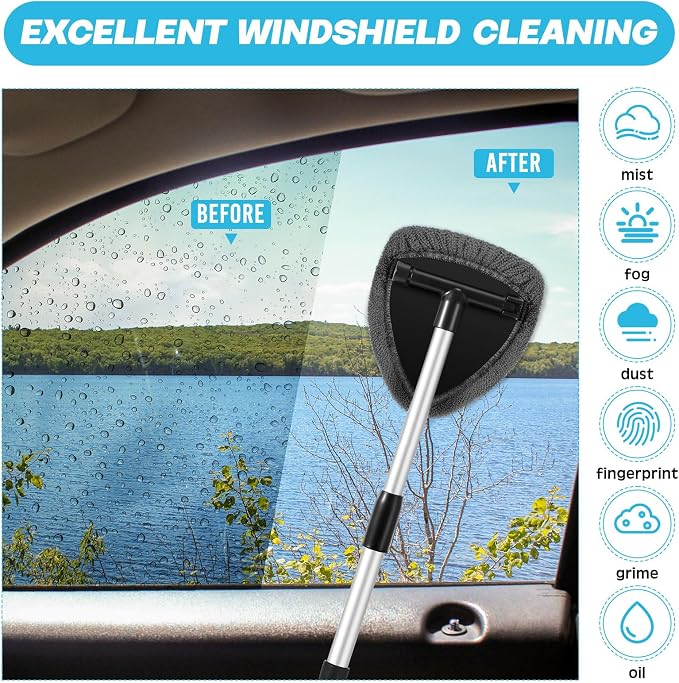 8 Pcs Car Windshield Cleaner Tool Kit - Image 4