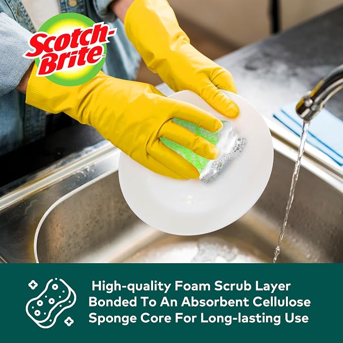Scotch-Brite ocelo Non-Scratch Scrub Sponges, Scratch-Free - Image 6
