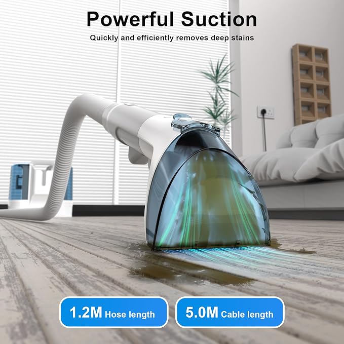 Carpet Cleaner Machine Upholstery - 450W Shampooer Portable - Image 3