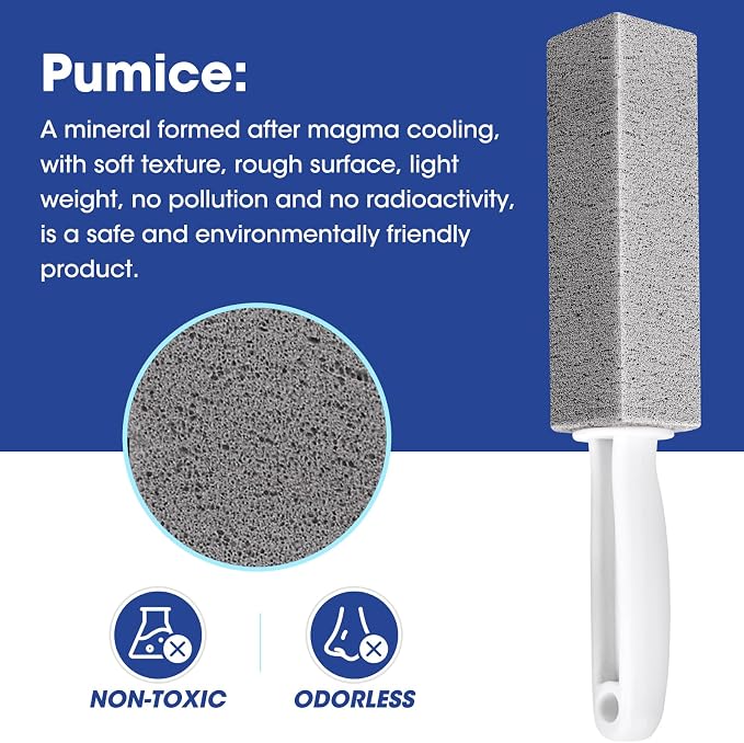 AZEN 10 Pack Pumice Stone for Cleaning, Pumie Scouring Stick - Image 3