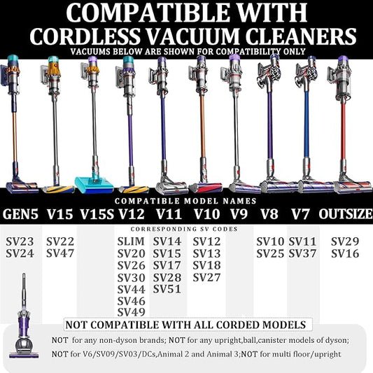 Attachments Kit for Dyson V15 V15s V9 V8 V11 V12 V10 V7 Gen5 Cordless Vacuum - Image 2