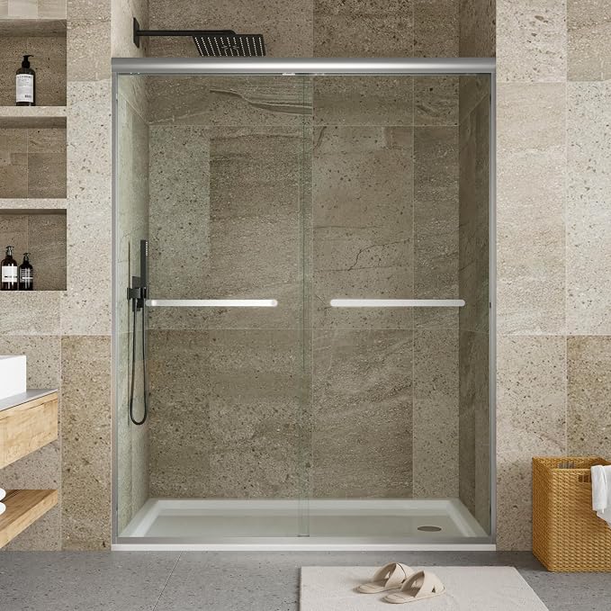 56"-60" W x 72" H Double Sliding Shower Door - Image 8