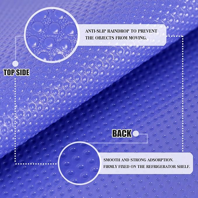 10Pcs Refrigerator Liners, Washable Fridge Liner Shelf Mats Refrigerator Pads - Image 5