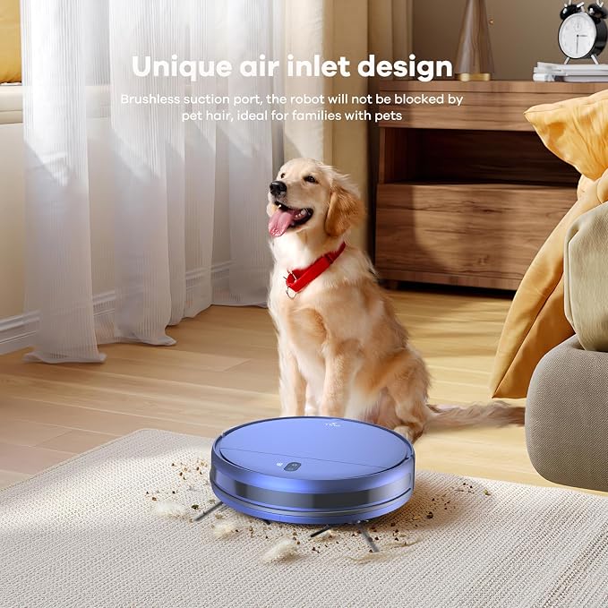 ZCWA Robot Vacuum and Mop Combo, 2.4GHz WiFi Link Vacuum Robot, 4 Cleaning Mode - Image 7
