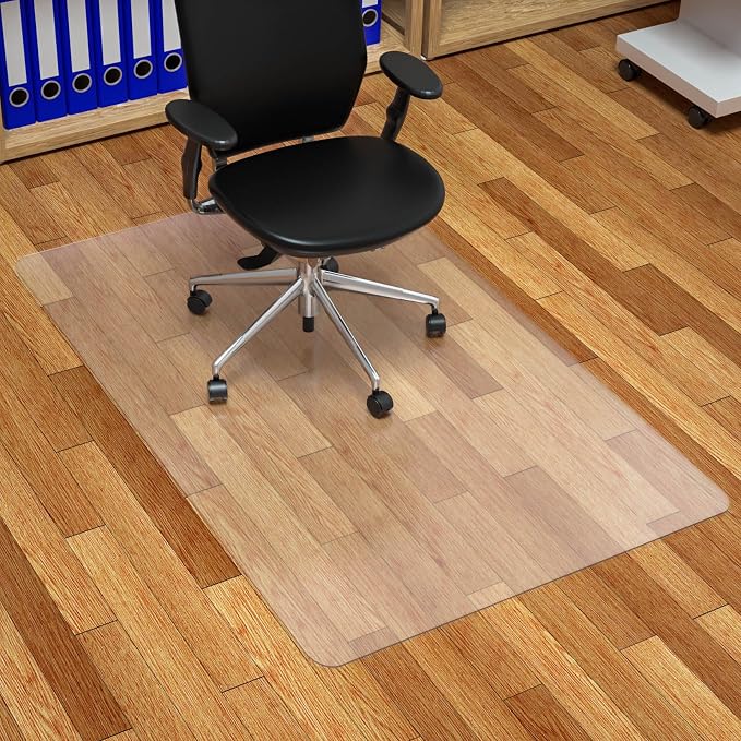 FuturHydro Chair Mat for Hardwood Floor, Easy Glide, Transparent Mats for Office by FuturHydro