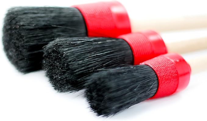 Maxshine 3 Pieces Professional Auto Detailing Brush Kit - Image 2