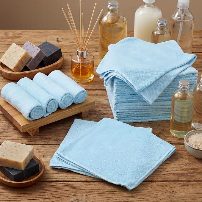 Nuenen Cleaning Cloths for Cars 16 x 16 Inch Ultra Absorbent Towels Drying - Image 2