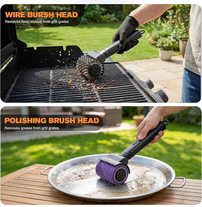Electric Grill Brush for Outdoor, Electric Grill Cleaner - Image 7