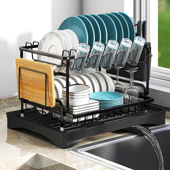 Dish Drying Rack Carbon Steel Dish Rack - Image 7