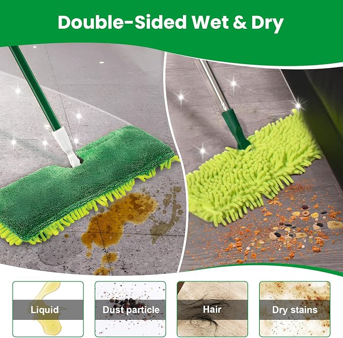 3 Pack Mop Head Replacement for Libman 18" 2-Sided Microfiber Dust Mop - Image 2