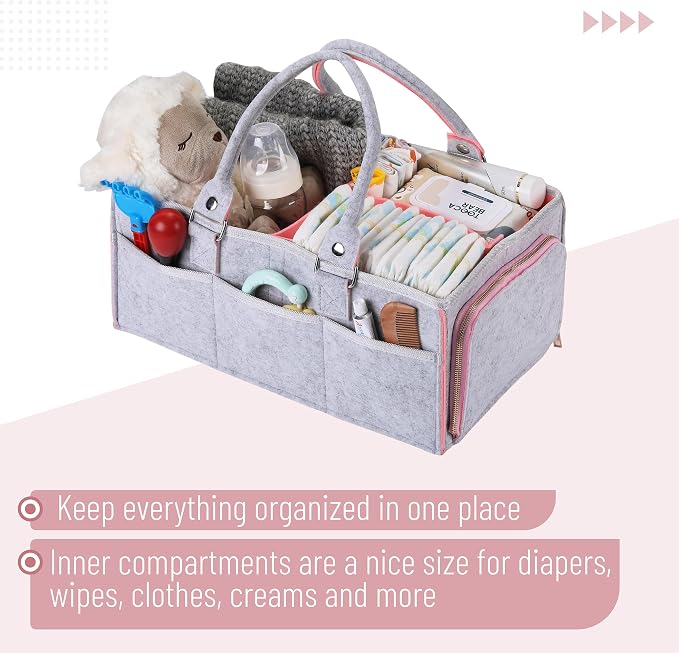Mr. Pen- Baby Diaper Caddy Organizer, 1 Pack, Baby Caddy Organizer - Image 4