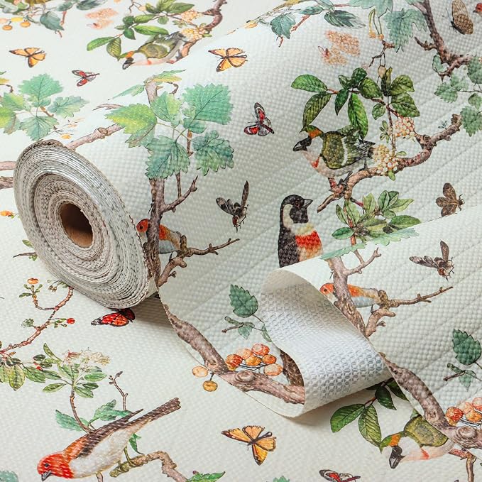 Shelf Liner for Kitchen Cabinets Non-Adhesive, Cabinet Liner for Shelves Non by Quttisay
