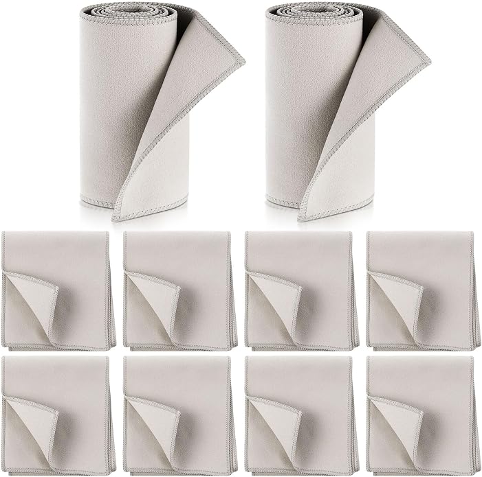 10 Pcs Shine Shoes Cloth Kit Polish Dauber Applicators Cleaning Leather Shoes by ZJoey
