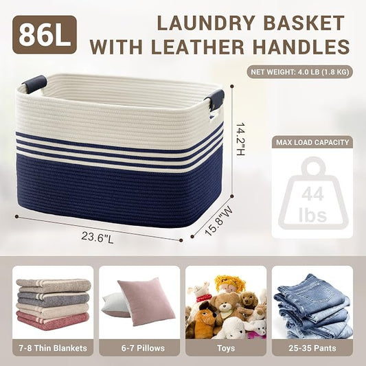 86L Extra Large Laundry Basket - Image 2