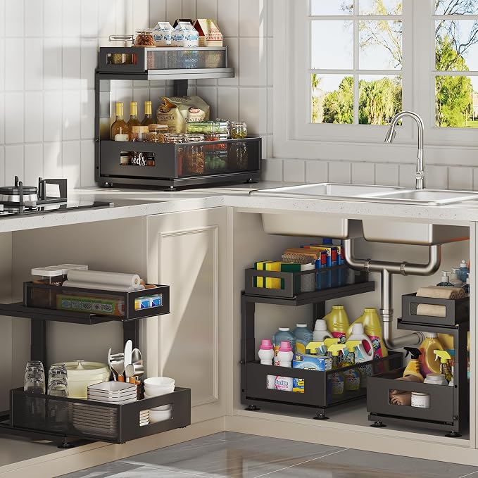 2 Pack Under Sink Organizer - Image 8