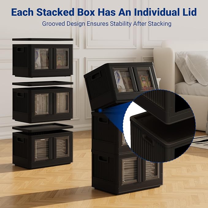 FLEXIMOUNTS 110 QT Stackable Storage Bins - Image 8
