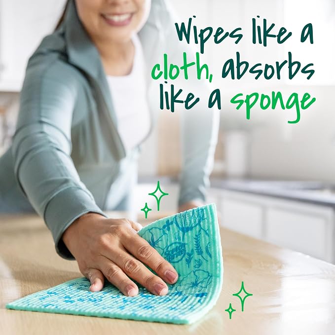 Scotch-Brite Sponge Cloths, and Decorative Cleaning Towel, Dishwasher-Safe - Image 8