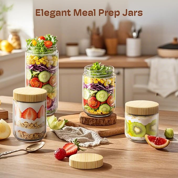 2 Pack 16oz Overnight Oats Containers - Image 4