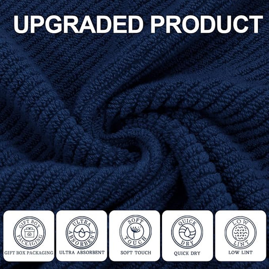 VOOVA & MOVAS Bath Towels, Large 30" x 56" - Image 2
