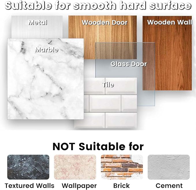 Broom Holder Wall Mount Self Adhesive, Broom and Mop Organizer Wall Hanging - Image 4
