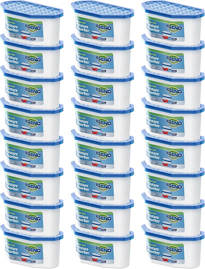 Moisture Absorbers, 24 Pack, Compact Dehumidifier by Ksend