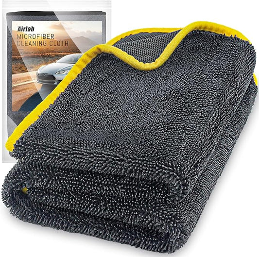 Airlab Microfiber Towels for Cars Wash Drying Extra Large Super Absorbent by AirlabStudio