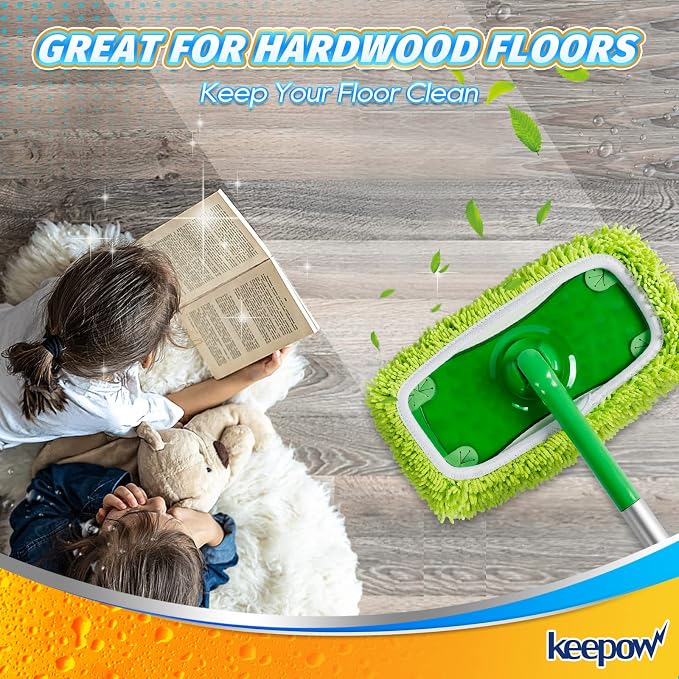 KEEPOW Reusable Mop Pads Compatible - Image 8