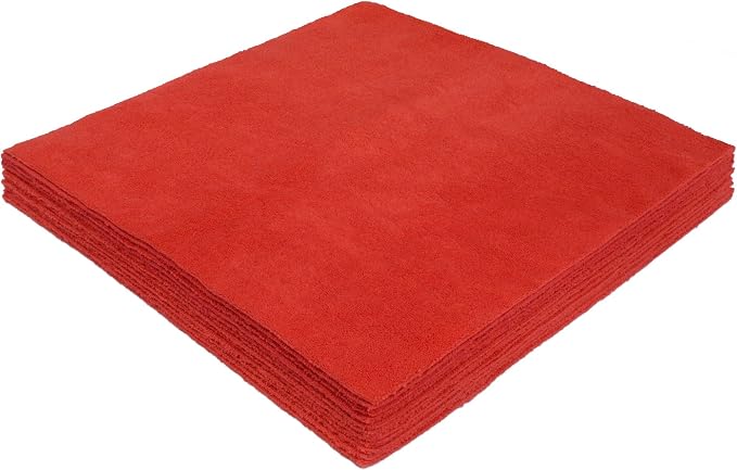 Eurow Ultrasonic Cut 300 GSM Microfiber Cleaning Towels, Streak-Free, Ultra - Image 2