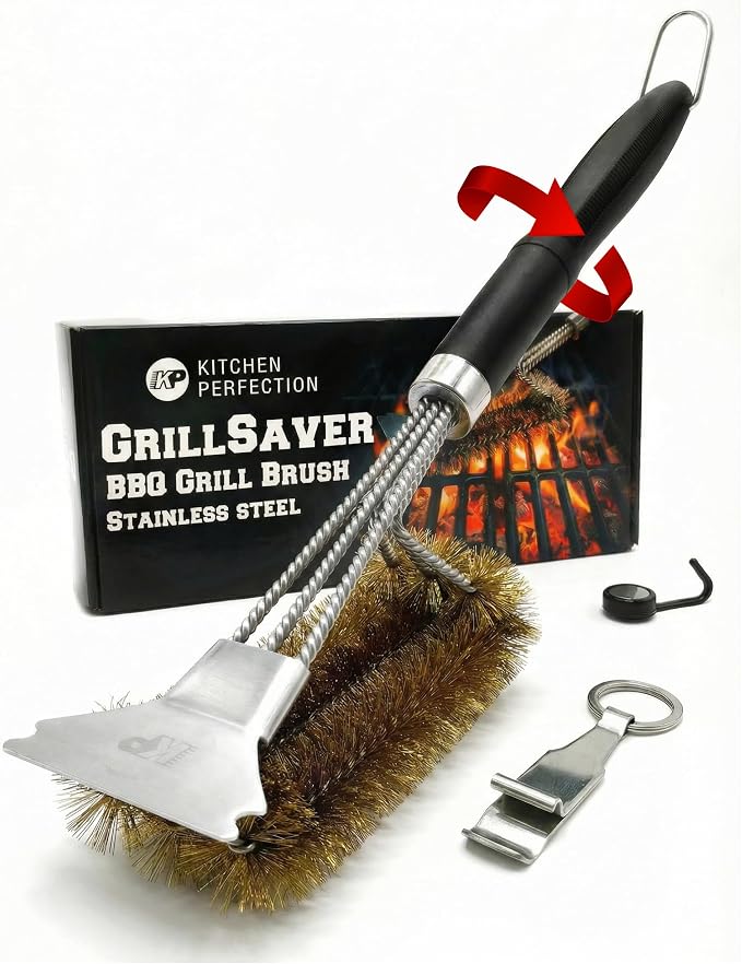 KITCHEN PERFECTION Brass GrillSaver by Kitchenperfection