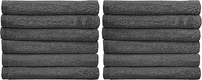Utopia Towels Kitchen Bar Mops Towels, 100% Cotton Super Absorbent Grey - Image 3