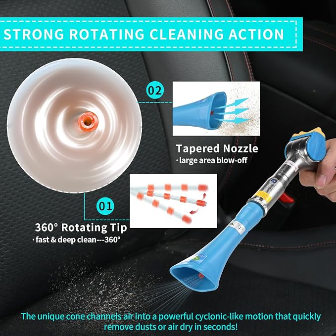 Cleaning Gun High Pressure Tornado Car Cleaning Gun - Image 3