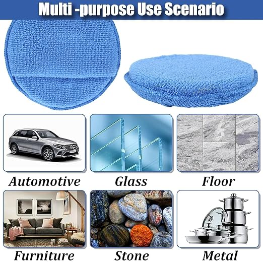 Microfiber Wax Applicator Pads, Car Wax Applicator - Image 2