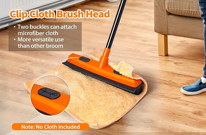 JEHONN Rubber Broom Carpet Rake - Image 4