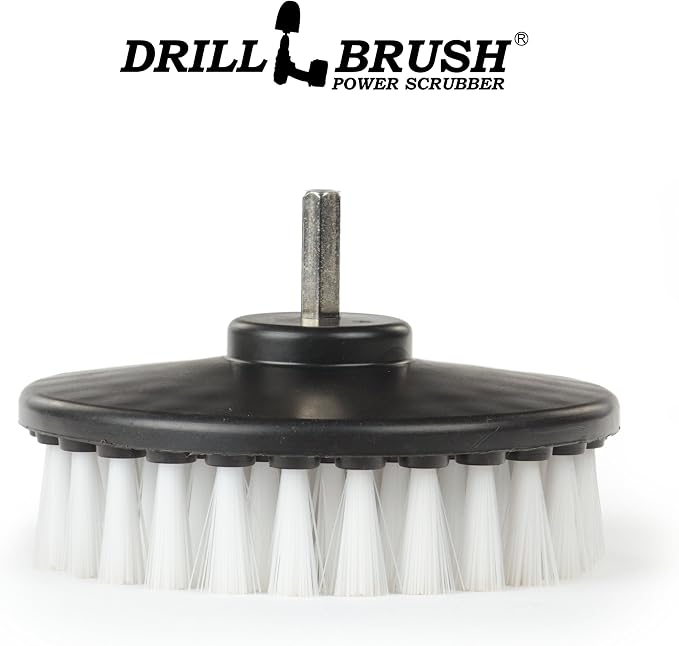 Drillbrush 5" Round Soft Bristle Scrub Brush Power Drill Attachment - Image 8