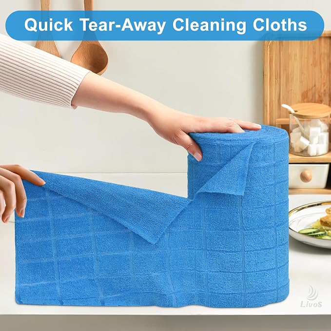 LIVOS Microfiber Cleaning Cloth Roll - Image 2