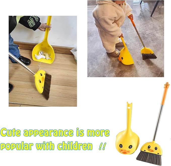 Mini Broom and Dustpan Set for Kids - Image 4