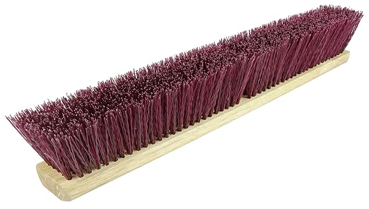 Weiler 42026 24" Block Size, Maroon Polypropylene Fill, Garage Brush - Image 2