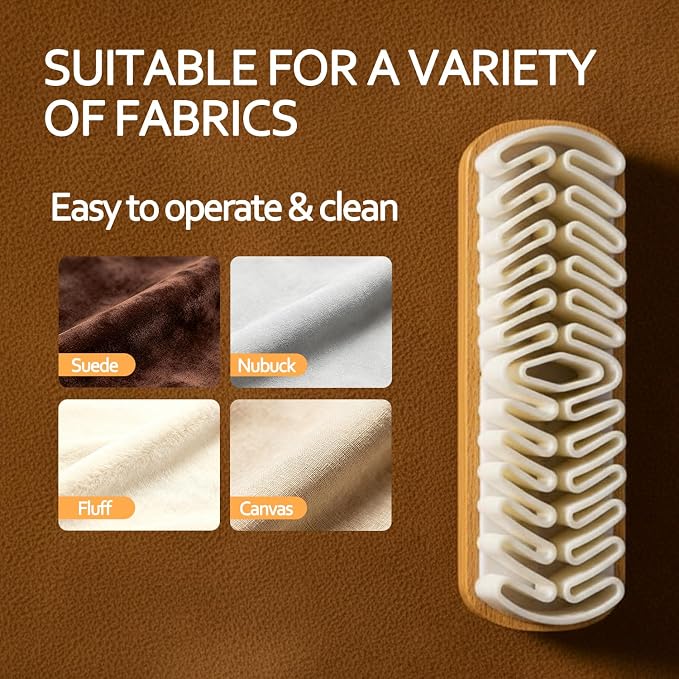 2Pcs Suede Shoe Brush and Eraser, Rubber Shoe Brush, Suede Brushes - Image 4