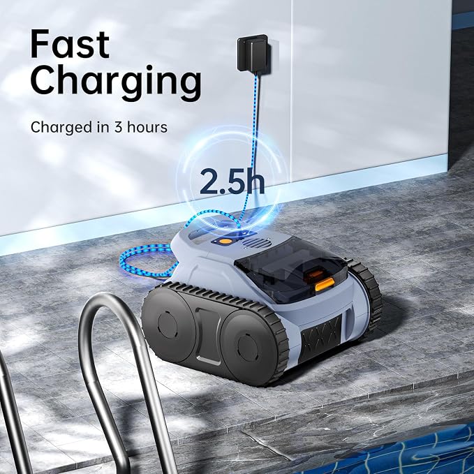 Cordless Robotic Pool Vacuum, Pool Cleaner - Image 8