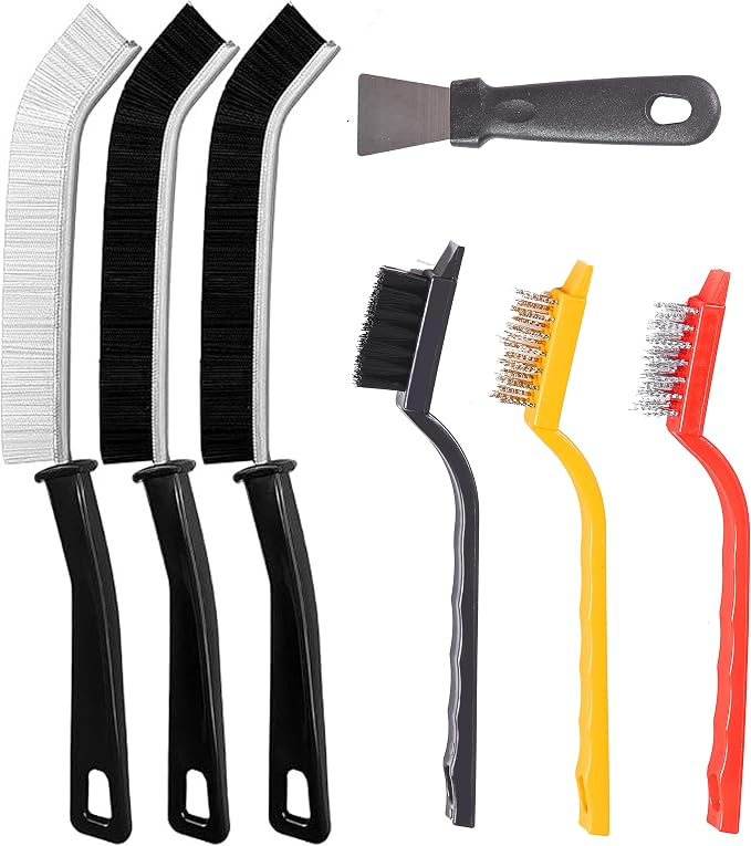7Pcs Crevice Cleaning Brush, Toilet Brush, Used in Narrow Corner Tight Spaces by Unknown