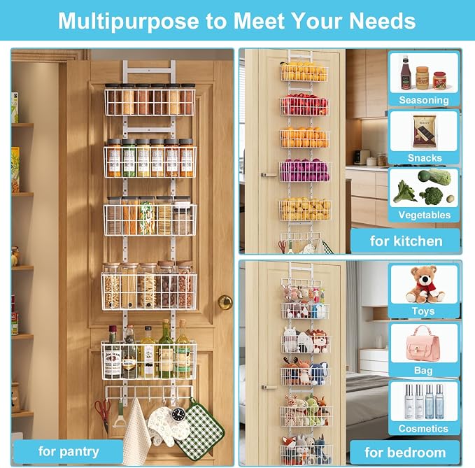 Over The Door Organizer, Hanging Door Organizer - Image 7