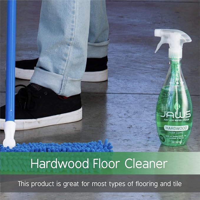 JAWS Cleaners Ultimate Cleaning Kit, Hardwood Floor and Disinfectant, 2 Refill - Image 6