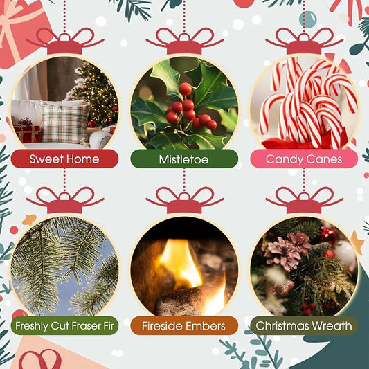 SCENTORINI Christmas Wax Melts, Scented Wax Melts 6 Pack - Image 2