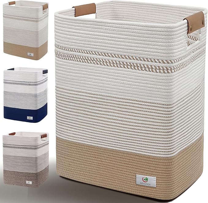 Laundry Hamper Large Laundry Basket by AINUOQI