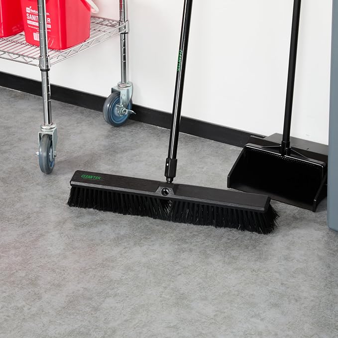 Restaurantware-BROOM HEAD ONLY: Clean Tek Professional 23.62-Inch Push Broom - Image 4