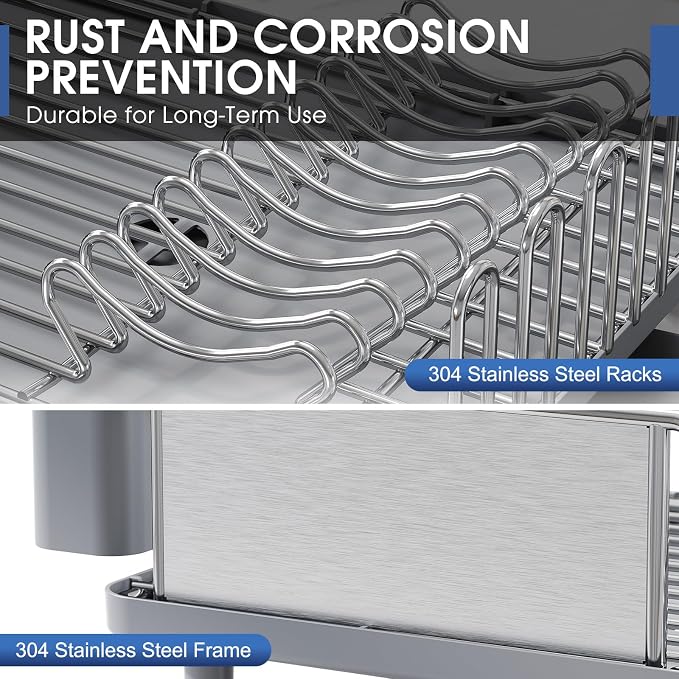 Stainless Steel Dish Drying Rack - Image 2
