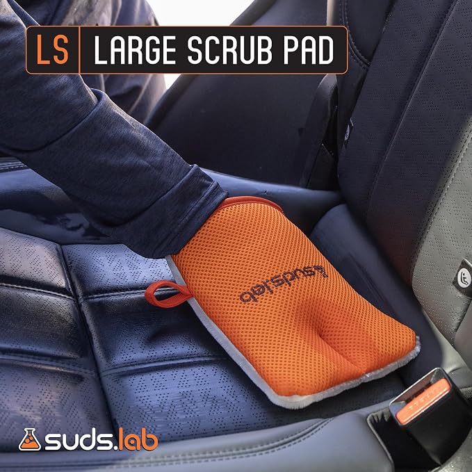 Suds Lab Oversized Scrub Pad – Heavy Duty Car Wash and Interior Cleaning Mitt - Image 7