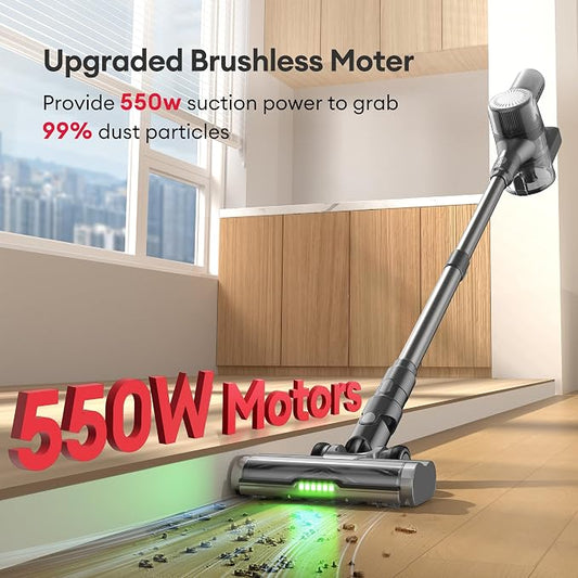 Ultenic Cordless Vacuum Cleaner, 550W 50Kpa Stick Vacuum - Image 2
