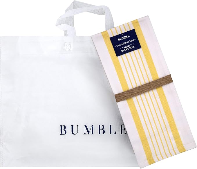 Premium Kitchen Towels | Large Cotton Dish Towels | Flat & Terry Highly - Image 5